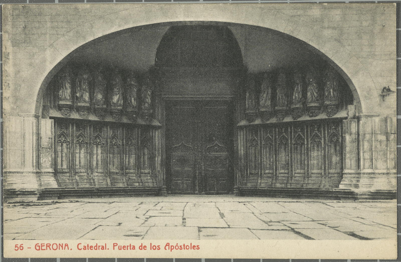 Joan Llinàs Badosa, 56 -Gerona. Catedral. Puerta de los Apóstoles