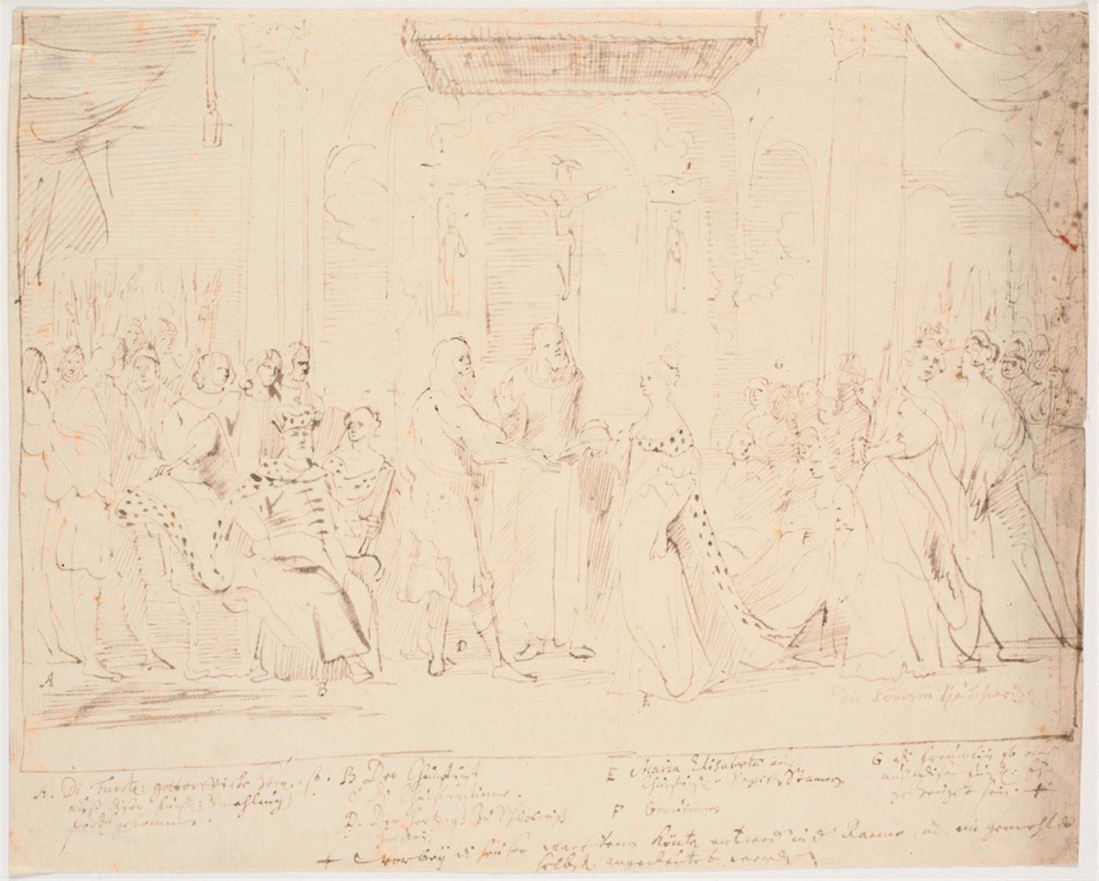 Jürgen Ovens, Hertug Fredetik III af Gottorp's formæling, 21.2.1631 i Dresden med Maria Elisabeth af Sachen