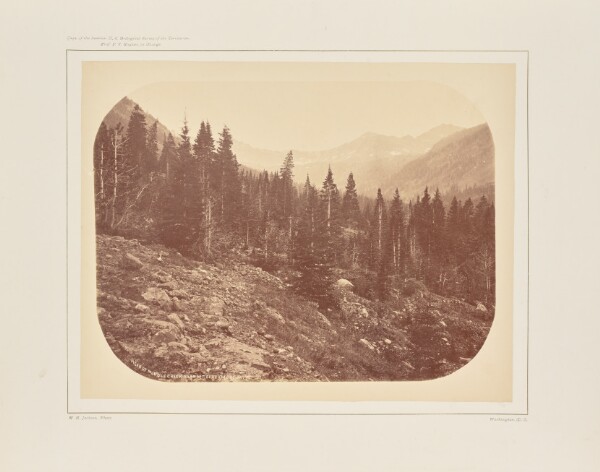 William Henry Jackson, View Near Mount Blackmore
