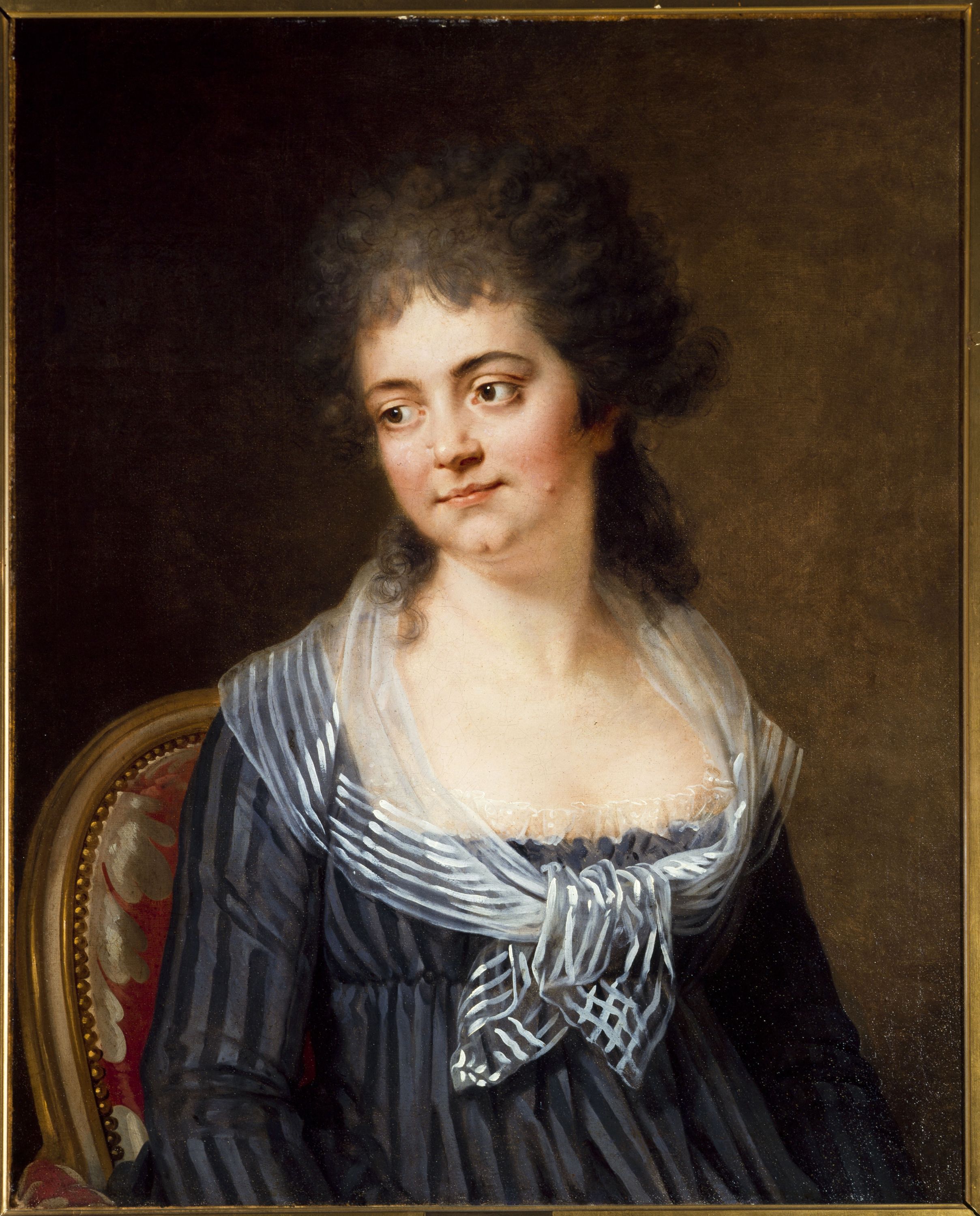Anonyme, Portrait de Marie Bureau, épouse de Claude-Nicolas Ledoux