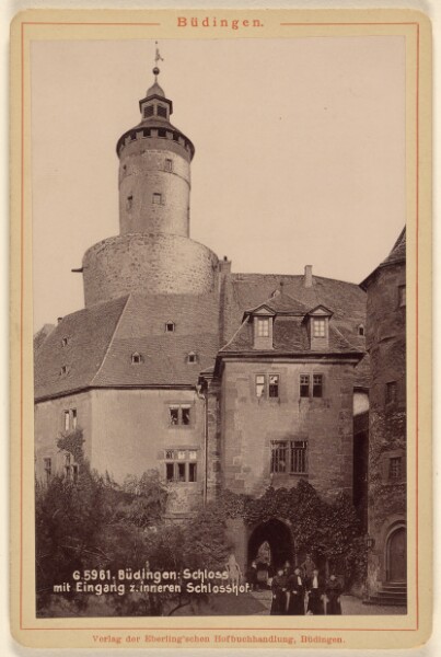 Unknown, Budingen: Schloss mit Eingang z. inneren Schlosshof.