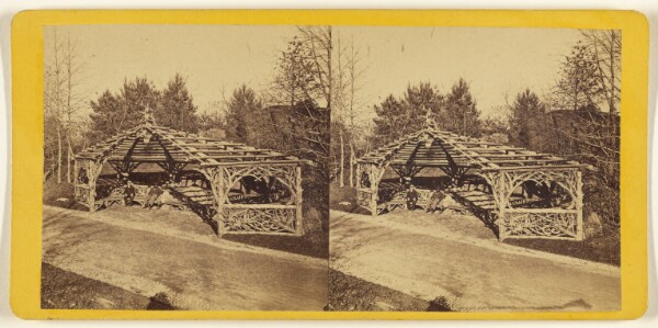 Edward and Henry T. Anthony & Co., Central Park. (New York.) The Rustic Arbor.