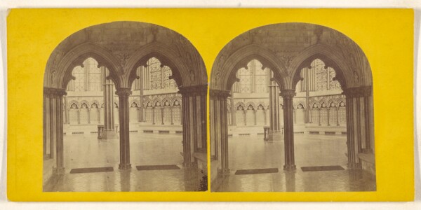 Unknown, Salisbury Cathedral. The Chapter House.