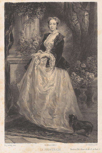 Eugène Isabey, La Promenade