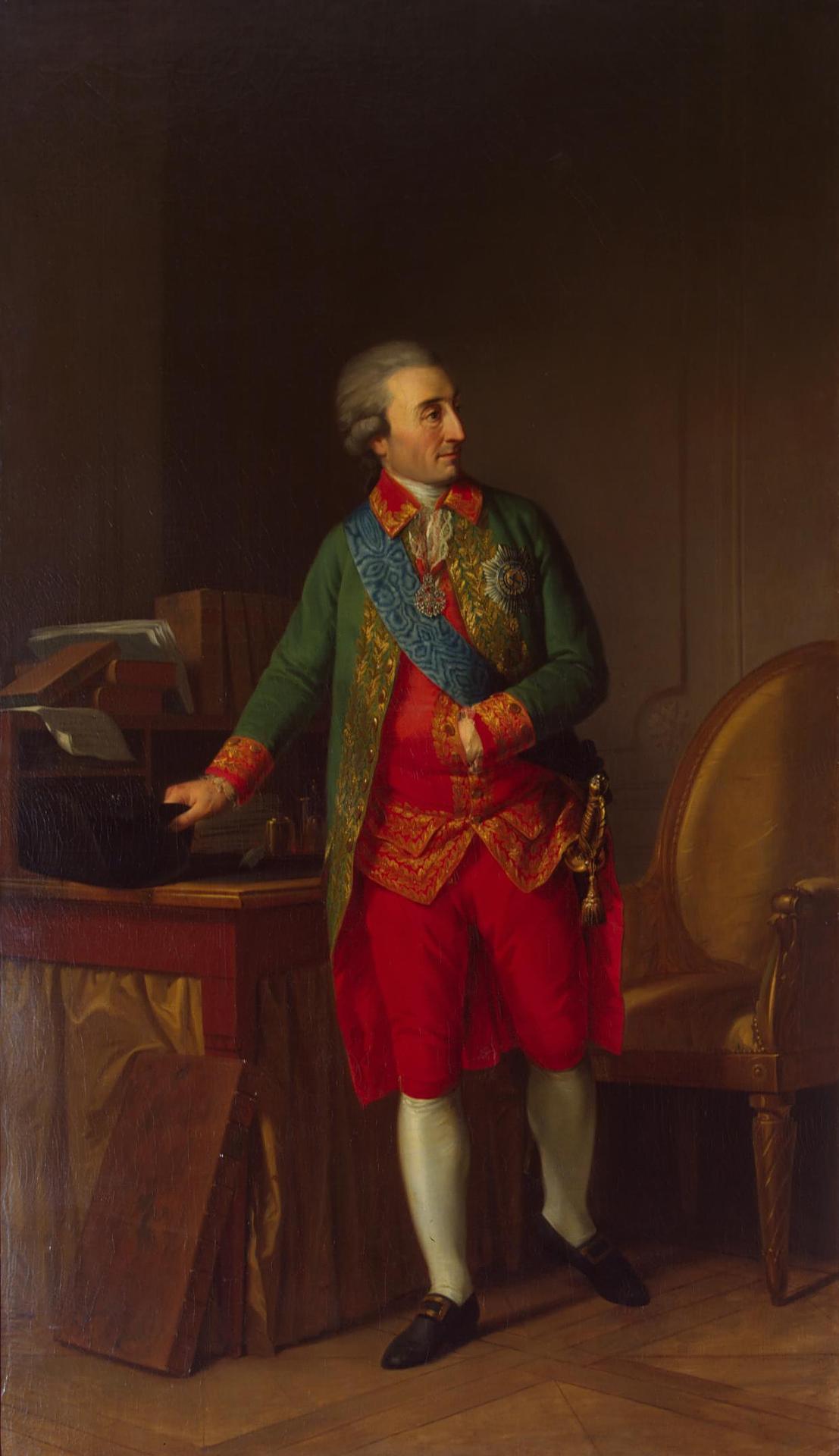 Johann Friedrich August Tischbein, Portrait of Prince Nicolai Saltykov