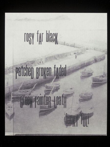Ian Hamilton Finlay, Print