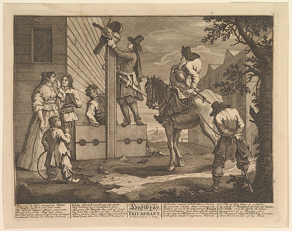 William Hogarth, Hudibras Triumphant (Twelve Large Illustrations for Samuel Butler's Hudibras, Plate 4)