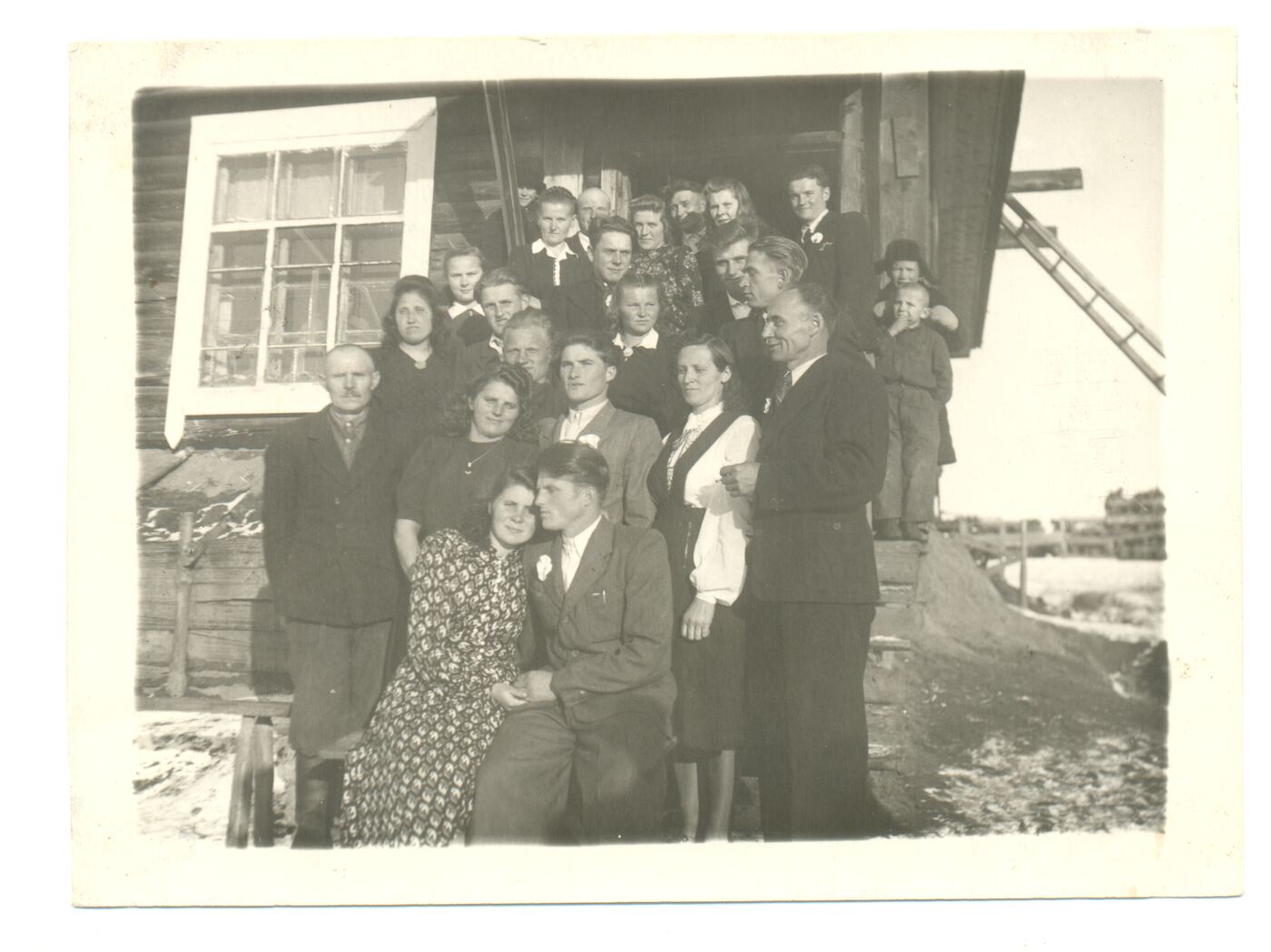 Nežinomas fotografas, Lietuvių tremtinių vestuvės. Zimos kraštas, Irkutsko sr.