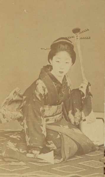 Unknown, [Kneeling Japanese Woman]
