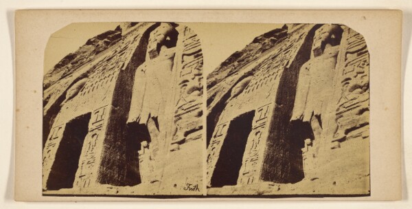 Francis Frith, [The small rock Temple at Abou Simbel]