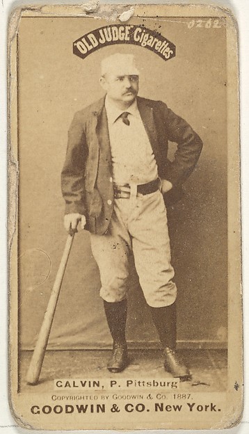 Goodwin & Company, James Francis "Pud" Galvin, Pitcher, Pittsburgh, from the Old Judge series (N172) for Old Judge Cigarettes