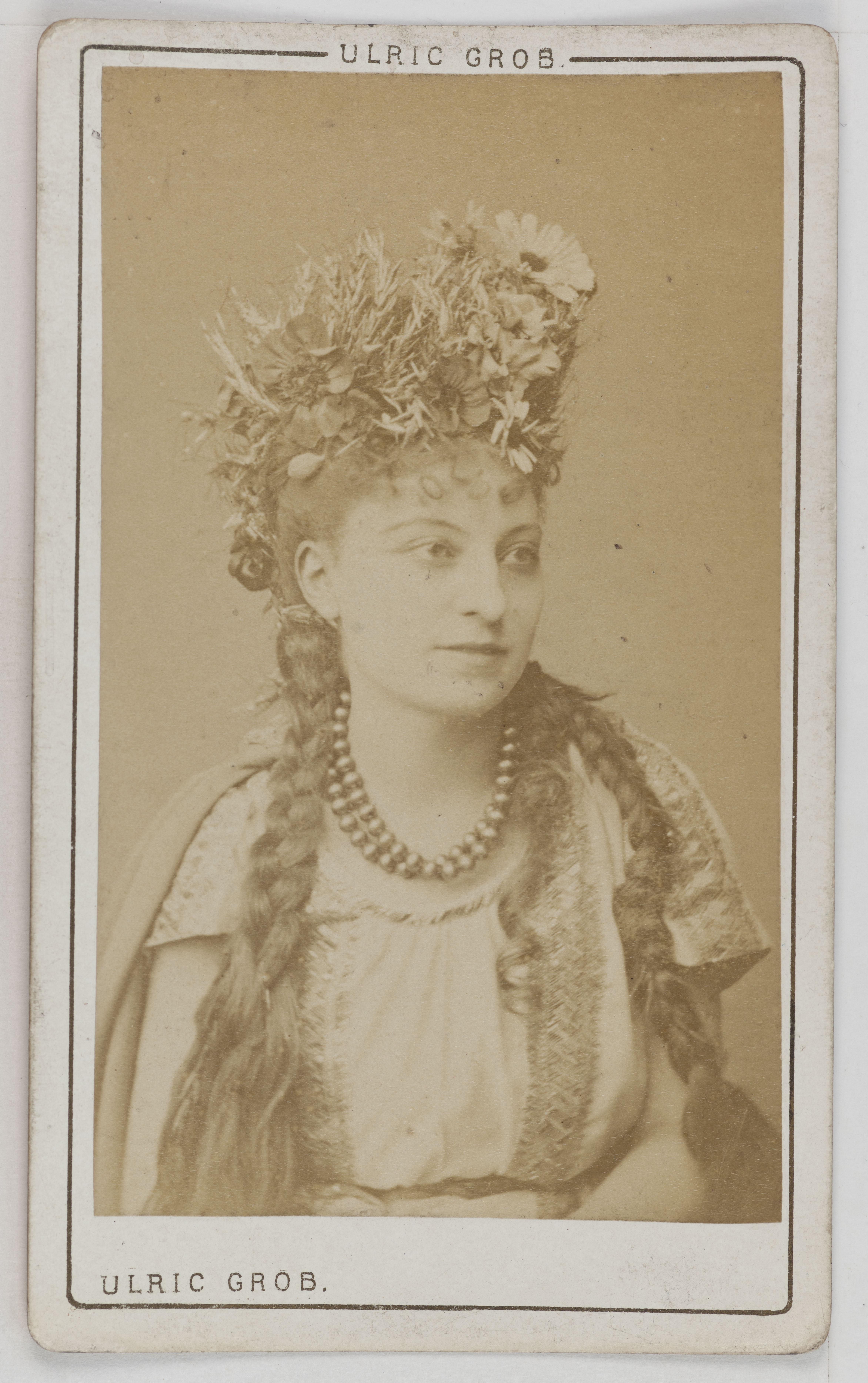 Ulric Grob, Portrait de Yriart, actrice.