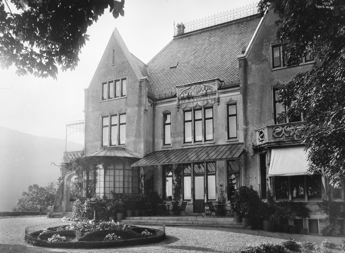 Anders Beer Wilse, Prot: Gamlehaugen Chr. Michelsens Hjem med Michelsen 8/6