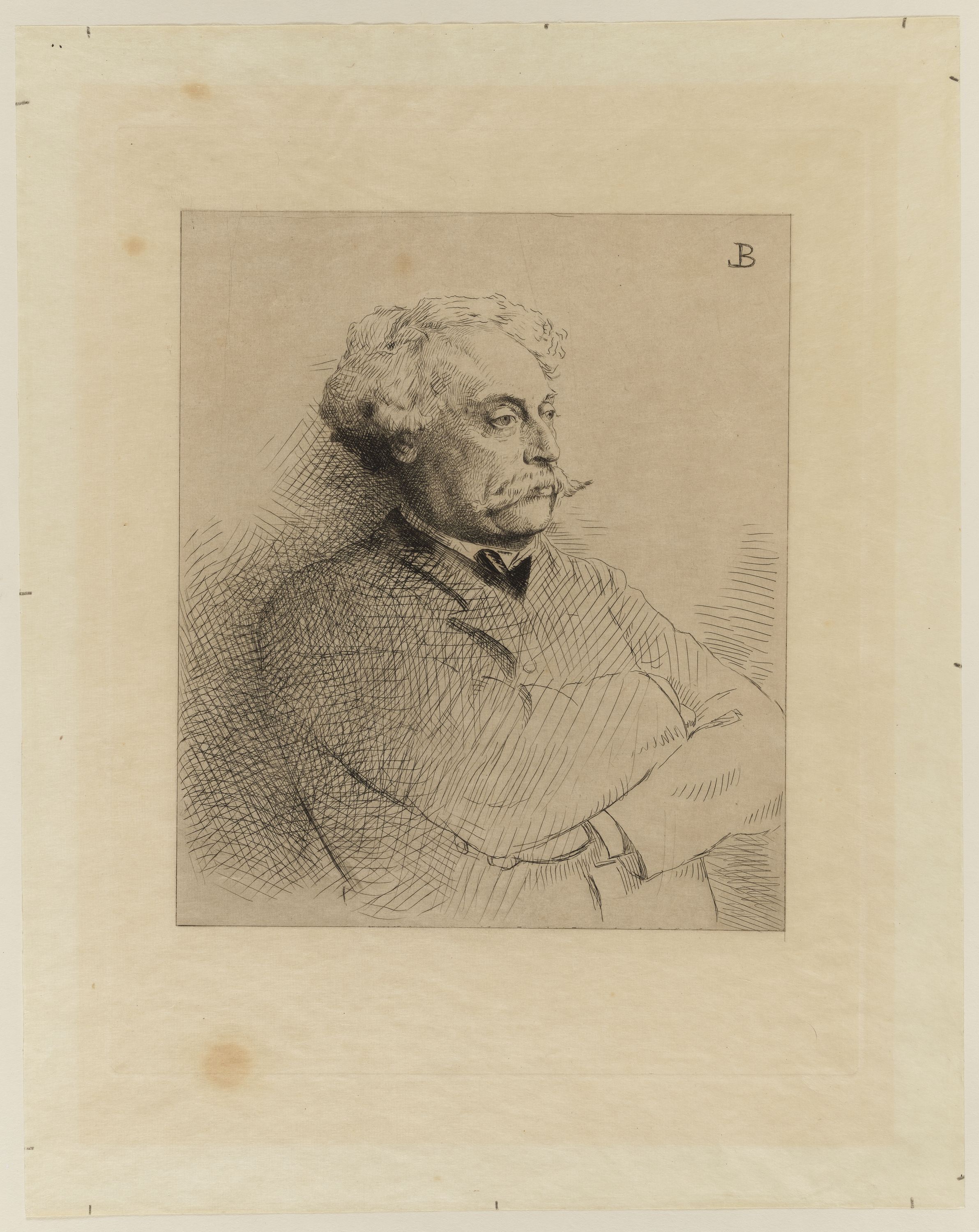 Léon Bonnat, Portrait d'Alexandre Dumas fils (IFF 6)