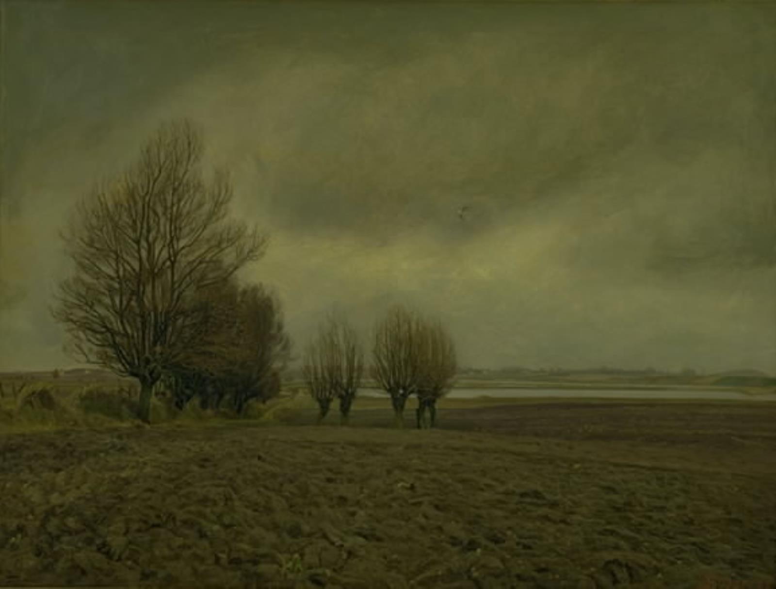 Fritz Syberg, Vinterdag ved Taarbystranden