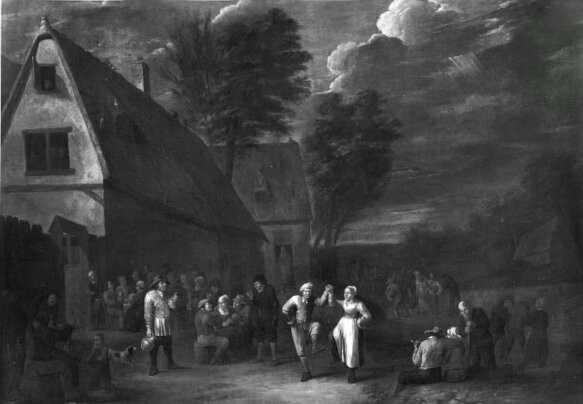 David Teniers the Younger, peasants dancing at the tavern