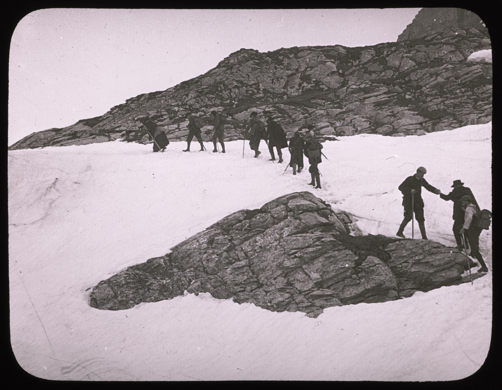 Desconegut, Caravane dans le Col de la Gemnés Les Fils d’ Émile Deyrolle