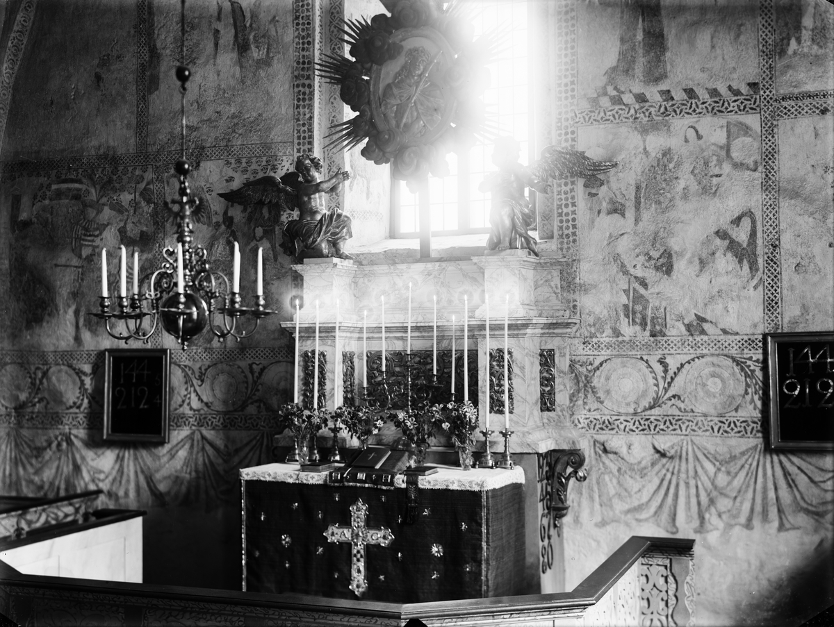 Skötsner-Edhlund, Church Interior, Knutby parish, Uppland