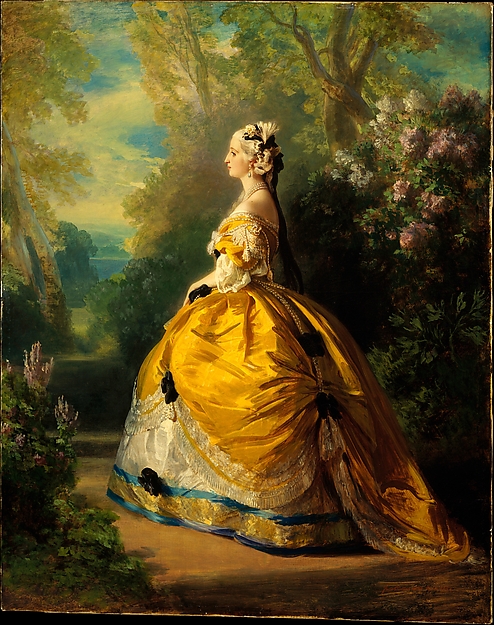 Franz Xaver Winterhalter, The Empress Eugénie (Eugénie de Montijo, 1826–1920, Condesa de Teba)