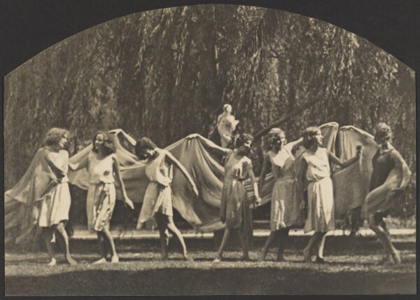 Louis Fleckenstein, [Dancers Posed in Grove]