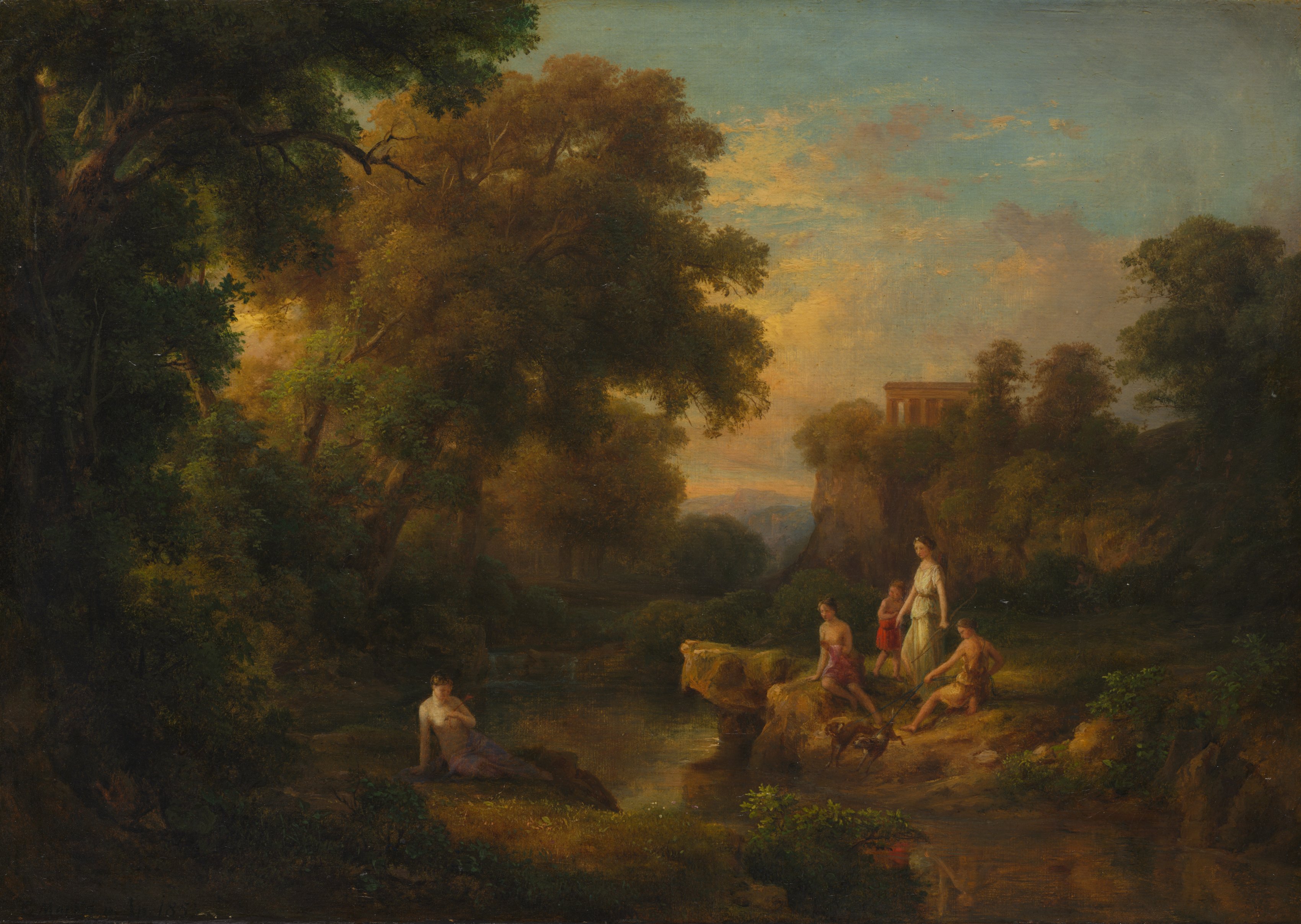 Károly Markó, Diana and Her Nymphs