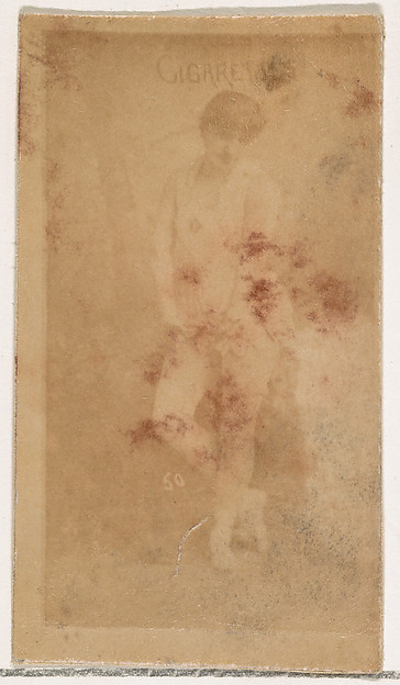 W. Duke, Sons & Co., Card Number 60, from the Actors and Actresses series (N145-1) issued by Duke Sons & Co. to promote Cross Cut Cigarettes