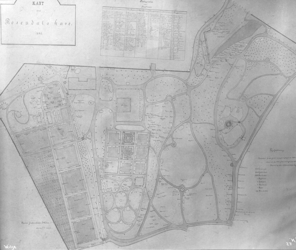 Anders Beer Wilse, Topografi, kart
