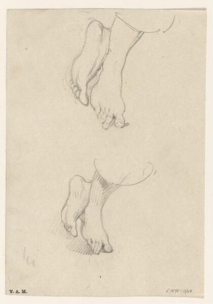 George Chinnery, Studies of feet
