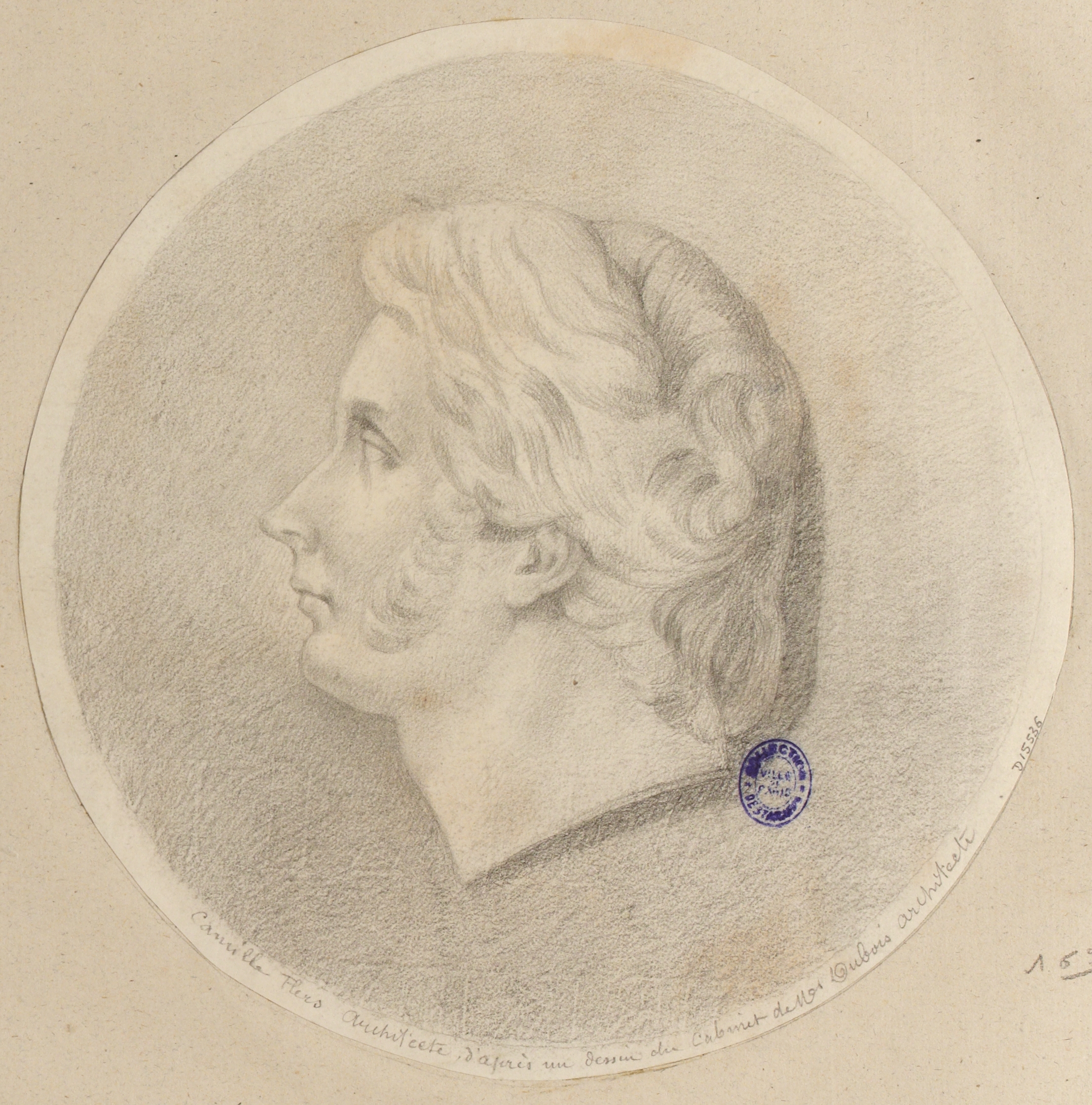 Anonyme, Portrait de l'architecte Camille Flers
