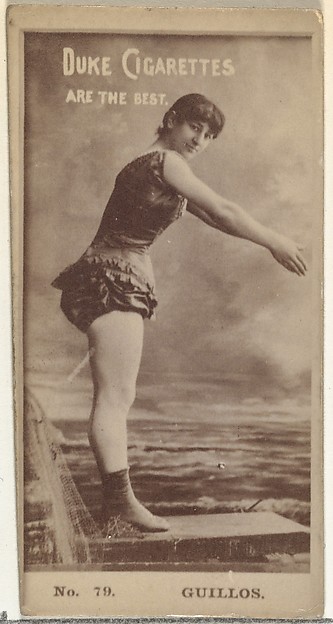 W. Duke, Sons & Co., Card Number 79, Guillos, from the Actors and Actresses series (N145-6) issued by Duke Sons & Co. to promote Duke Cigarettes