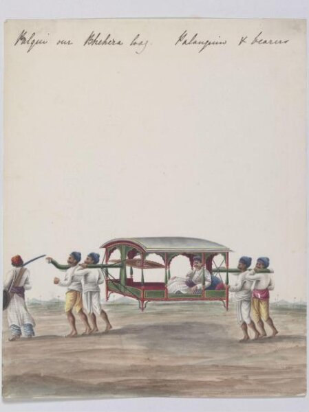 Unknown, Palanquin bearers
