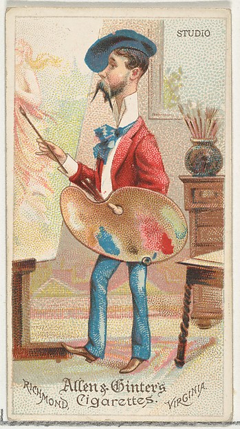 Allen & Ginter, Studio, from World's Dudes series (N31) for Allen & Ginter Cigarettes