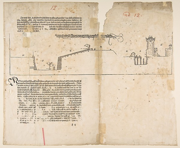 Albrecht Dürer, Last Illustration from Dürer's "Treatise on Fortification"
