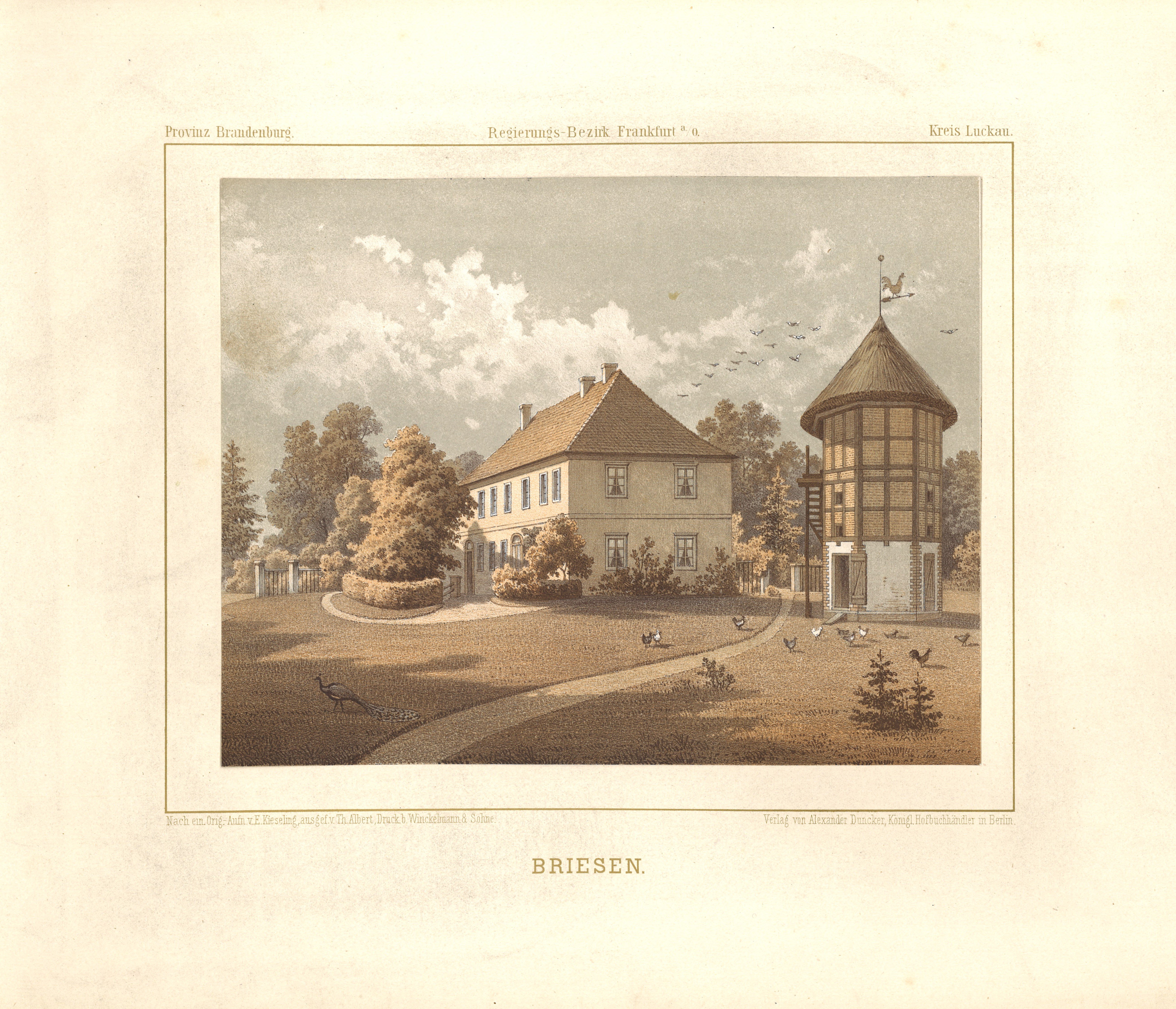 Theodor Albert, Briesen (Kr. Luckau): Altes Herrenhaus