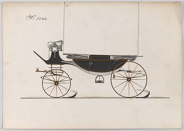 Brewster & Co., Design for Landau, No. 3102