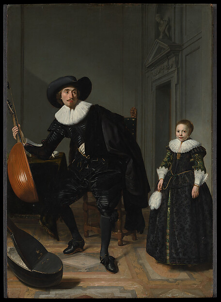 Thomas de Keyser, A Musician and His Daughter