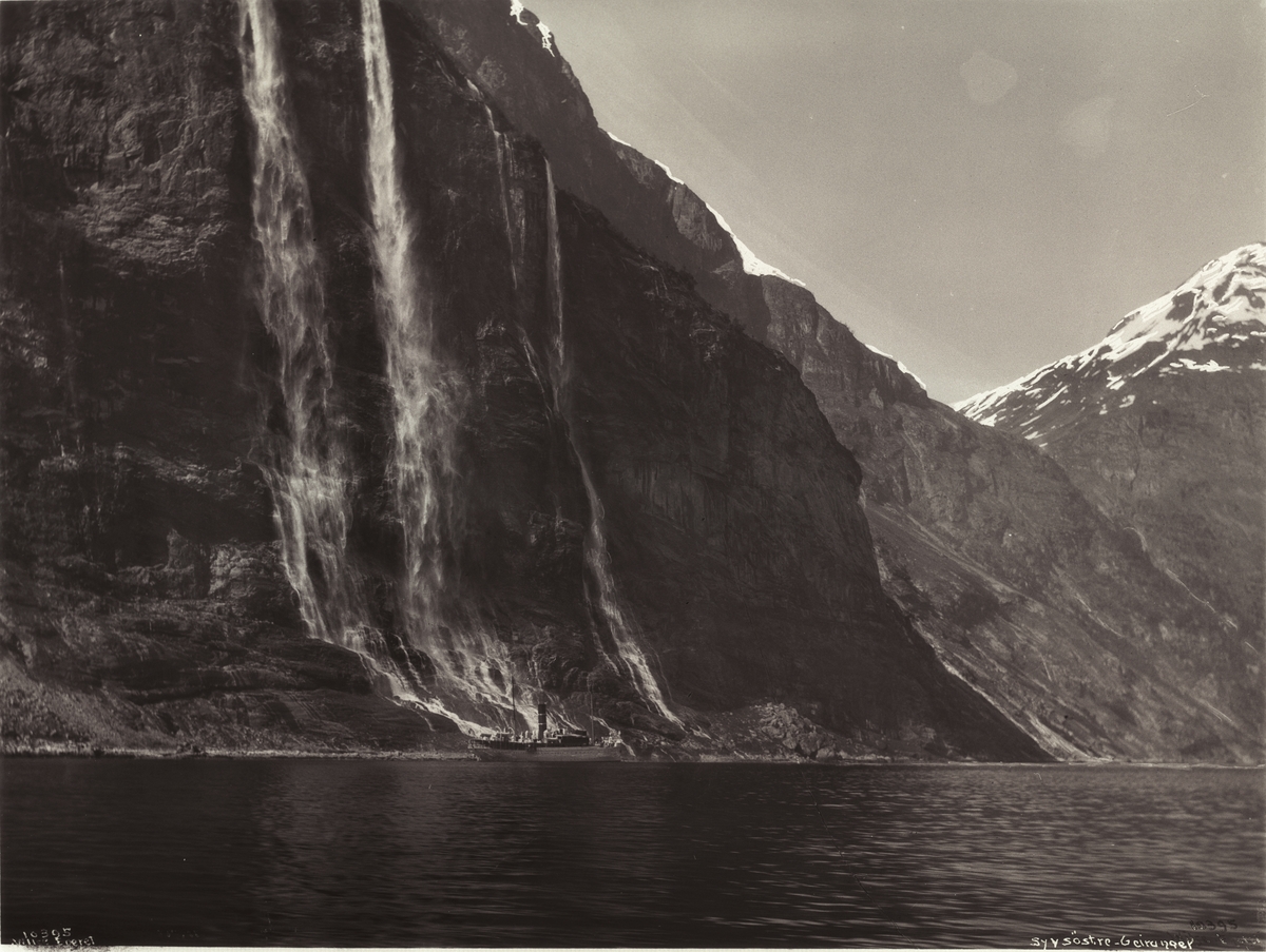 Anders Beer Wilse, Prot: Geiranger - Syv Søstre Vannfall 1909