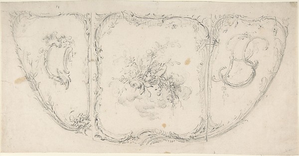 Anonymous, French, 18th century, Design for the Side of a Carriage