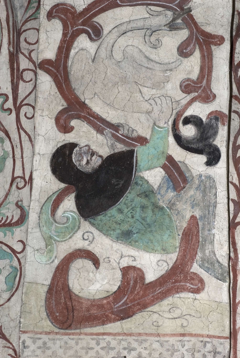 Bengt Backlund, Kalkmålning i Täby kyrka, Uppland 2009