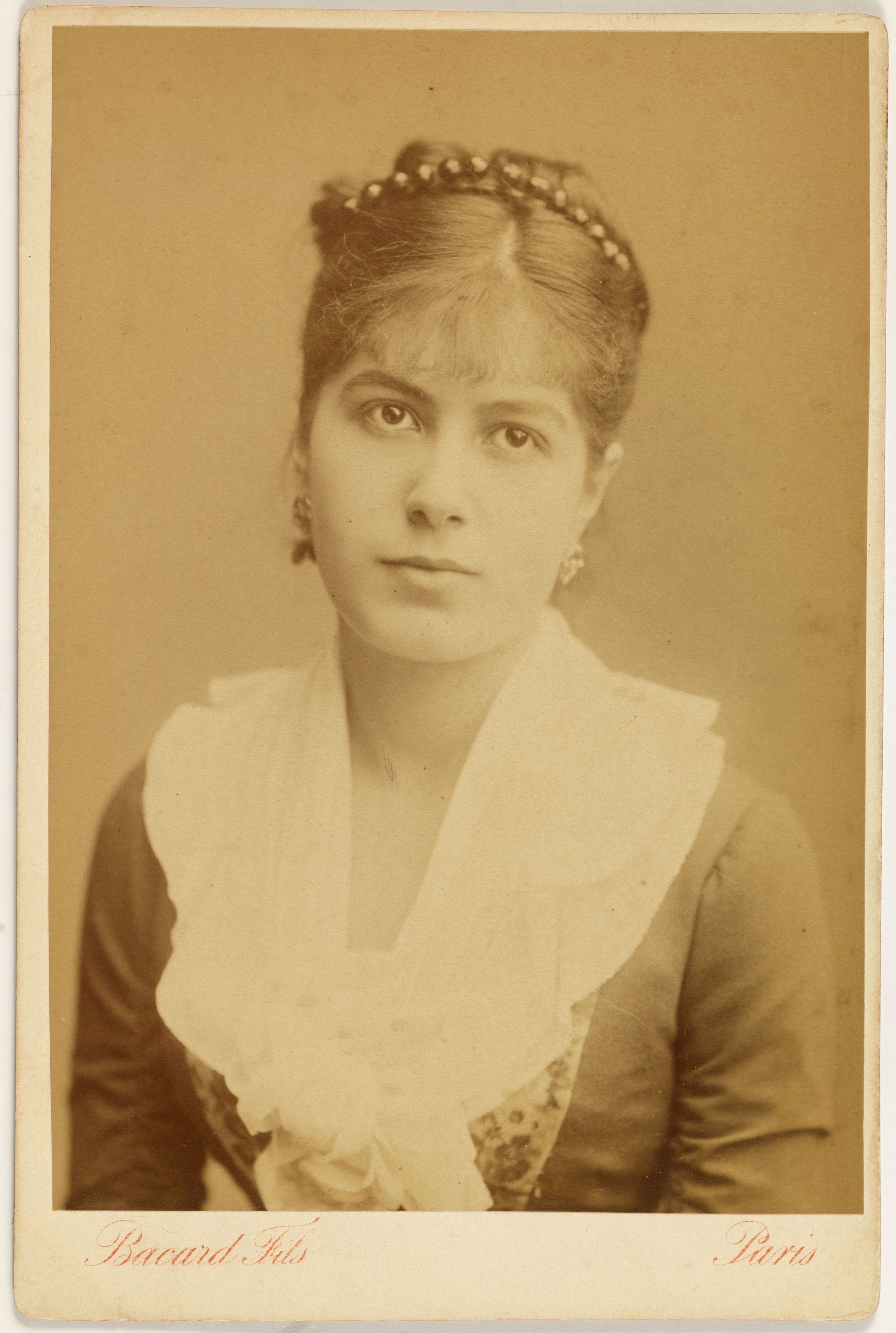 Bacard Fils, Portrait de Rosa Bruck, actrice