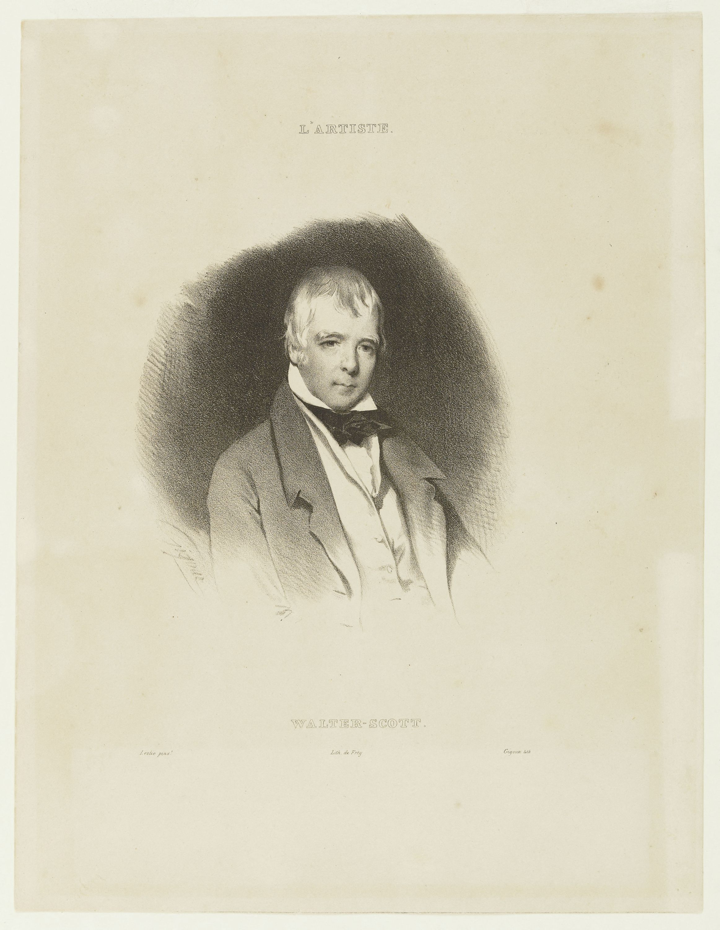 Charles-Robert Leslie, Walter Scott