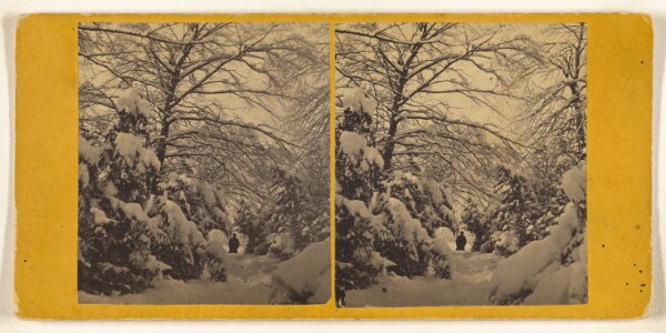 George Barker, [Snow scene, Niagara Falls, New York]