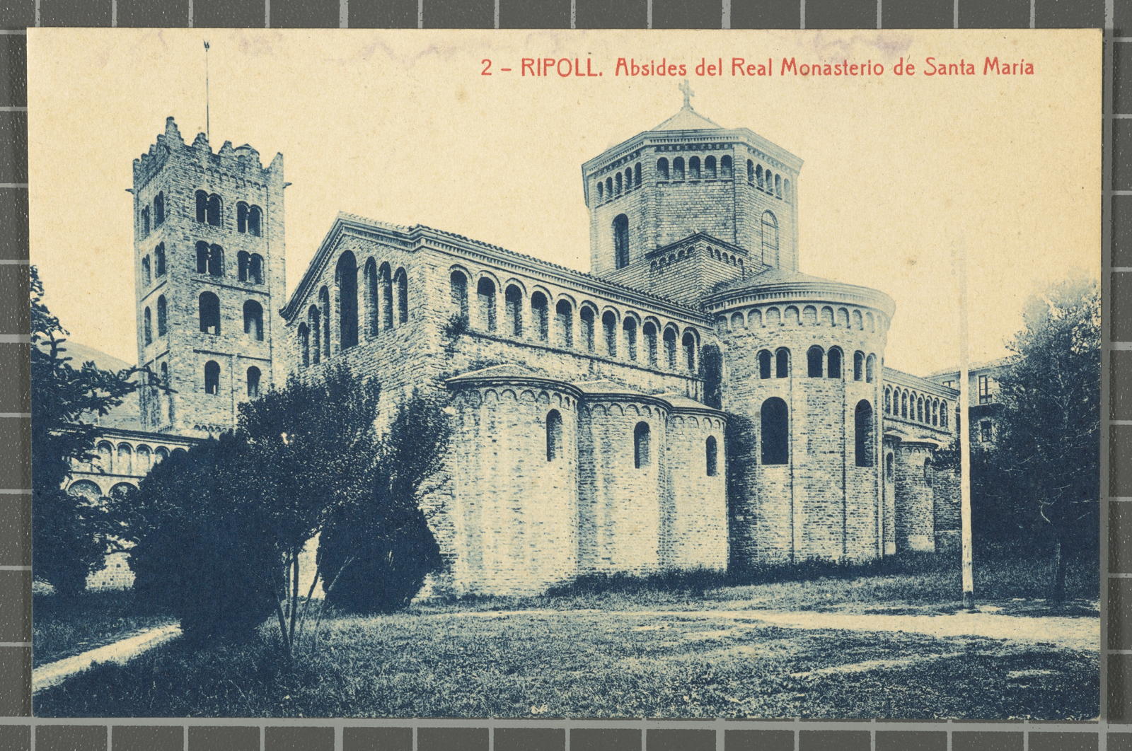 Desconegut, 2 - Ripoll. Abisdes del Real Monasterio de Santa Maria