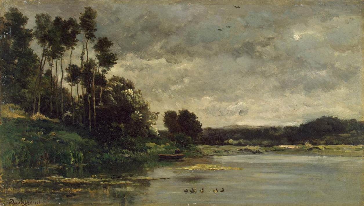 Charles-François Daubigny, River Bank