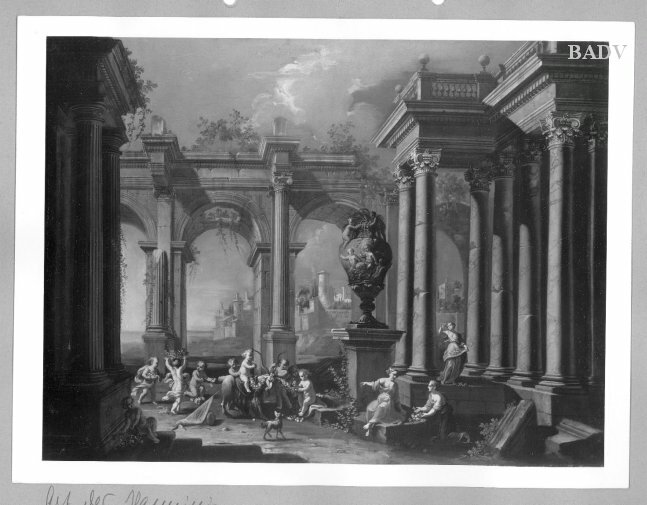 Giovanni Paolo Panini, Palastminen mit Staffage