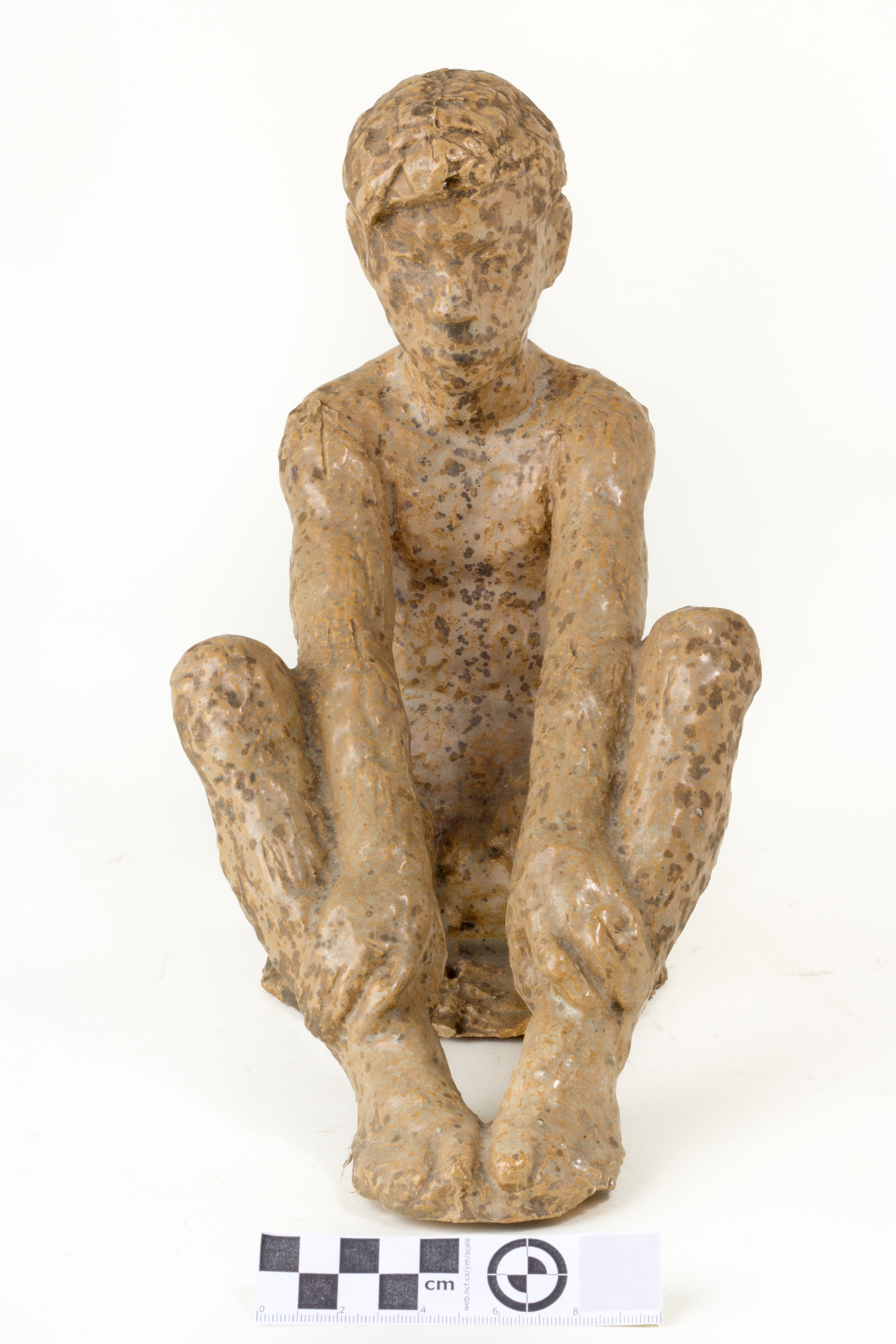 Anton (autor) Starkopf, seated boy