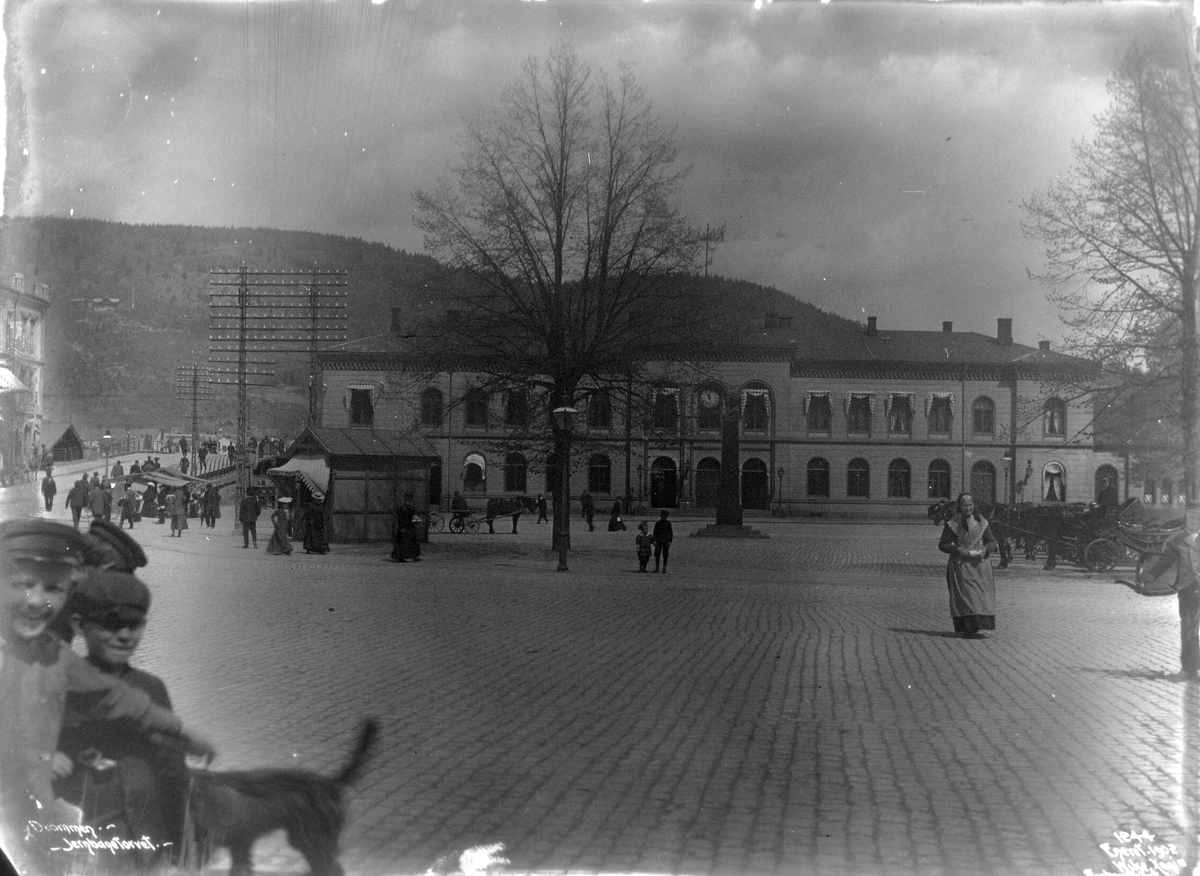 Anders Beer Wilse, Prot: Drammen - Jernabane Stationen 29. Mai 1902
