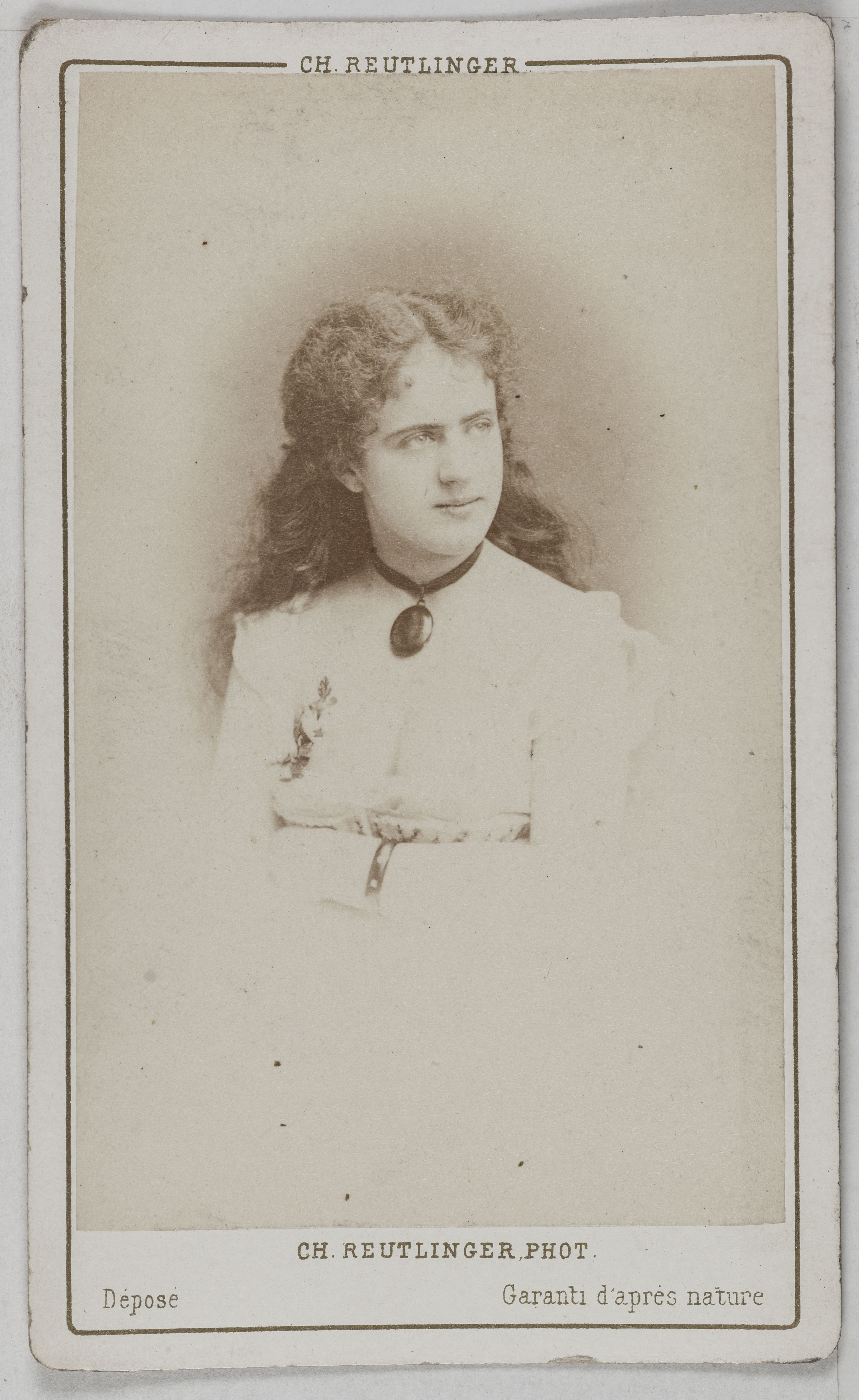 Charles Reutlinger, Portrait de Marie Karl (Amélie Jeanne Jaime, dite), (actrice), (fille de Théodore Barrière)