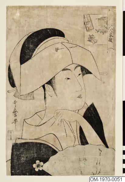 Kitagawa Utamaro, Träsnitt, Bildkonst, Woodcut, Print, Woodblock