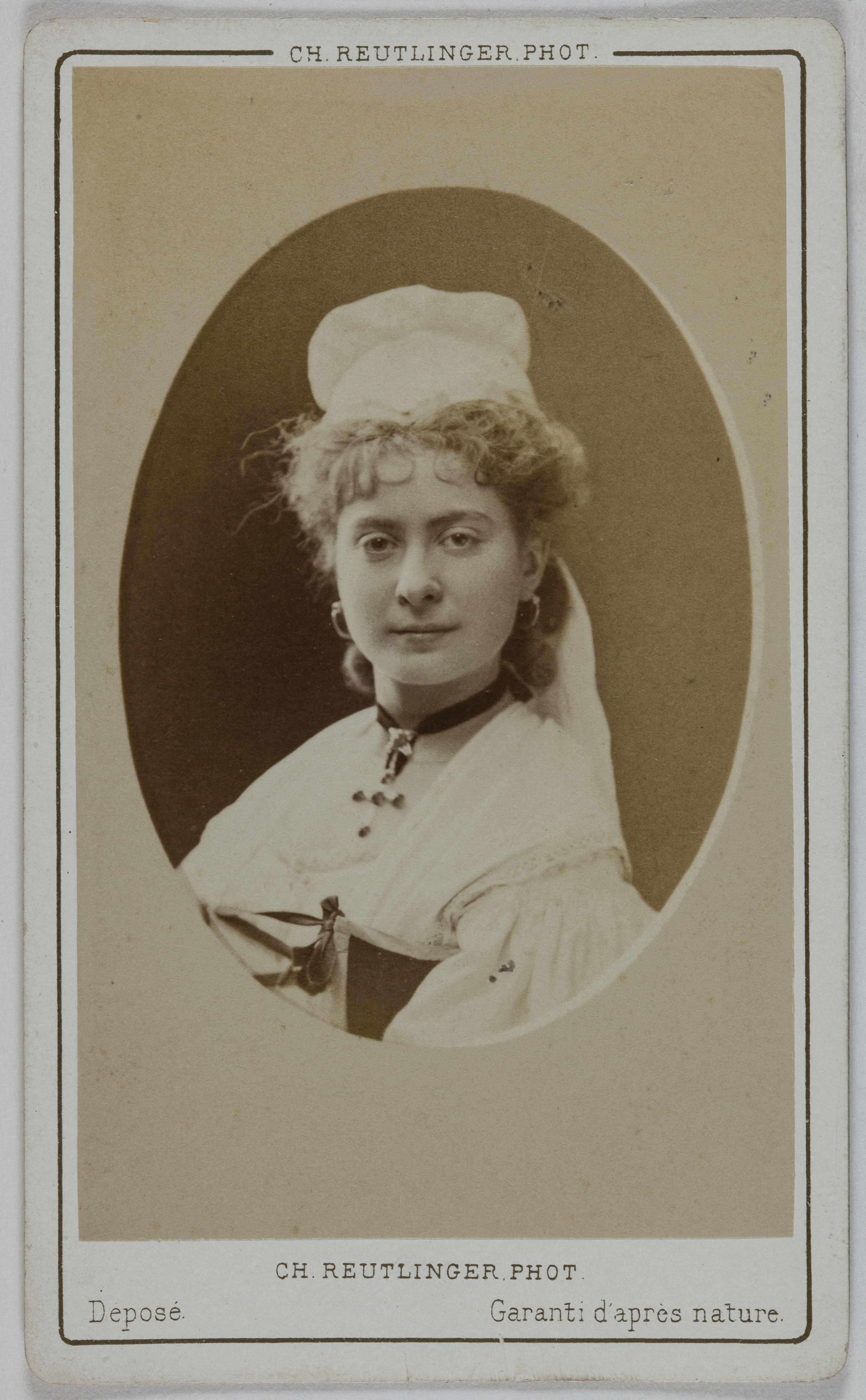 Charles Reutlinger, Portrait de Blanche Baretta (1855-1939), (actrice)